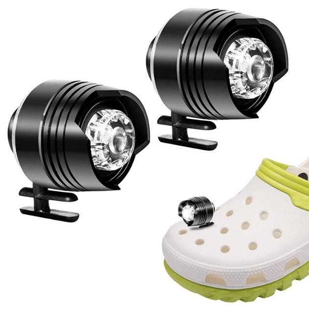 Headlight Shoes/Lampu Led untuk Spatu Crocs Sepatu Lampu Tahan Air Lampu Depan Dewasa ZV