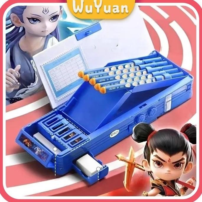 

Kotak alat tulis Kulomi dengan kunci kata sandi dua sisi, tempat pensil kata sandi multifungsi, tempat pensil kreatif baru 2025/tempat pensil kata sandi bahan tahan air/tempat pensil anak-anak/multifungsi/ TT