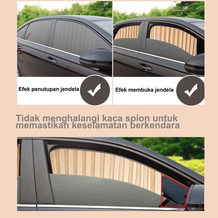 Premium Sunshade Tirai Magnet Gorden Hordeng Kaca Mobil Pajero Sport Original Dan Terpercaya