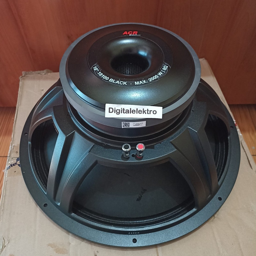 Speaker ACR 18 INCH 18100 black 2000 watt original