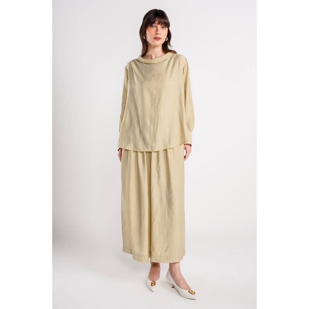 Benang Jarum - Esther Texture Comfy Set - Khaki