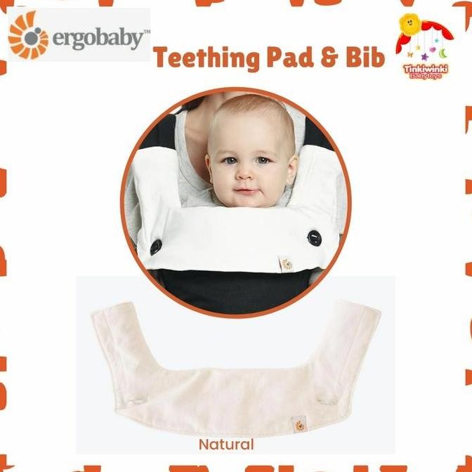 ERGO BABY 360 TEETHING PADS & BIB NATURAL