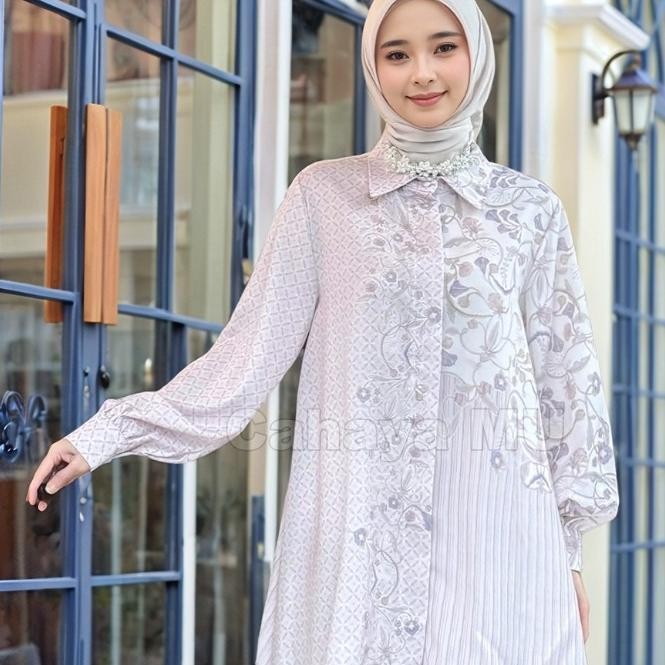 Tunik Mewah Elegan Motif Tunik Soft Crinkle Kekinian Wanita