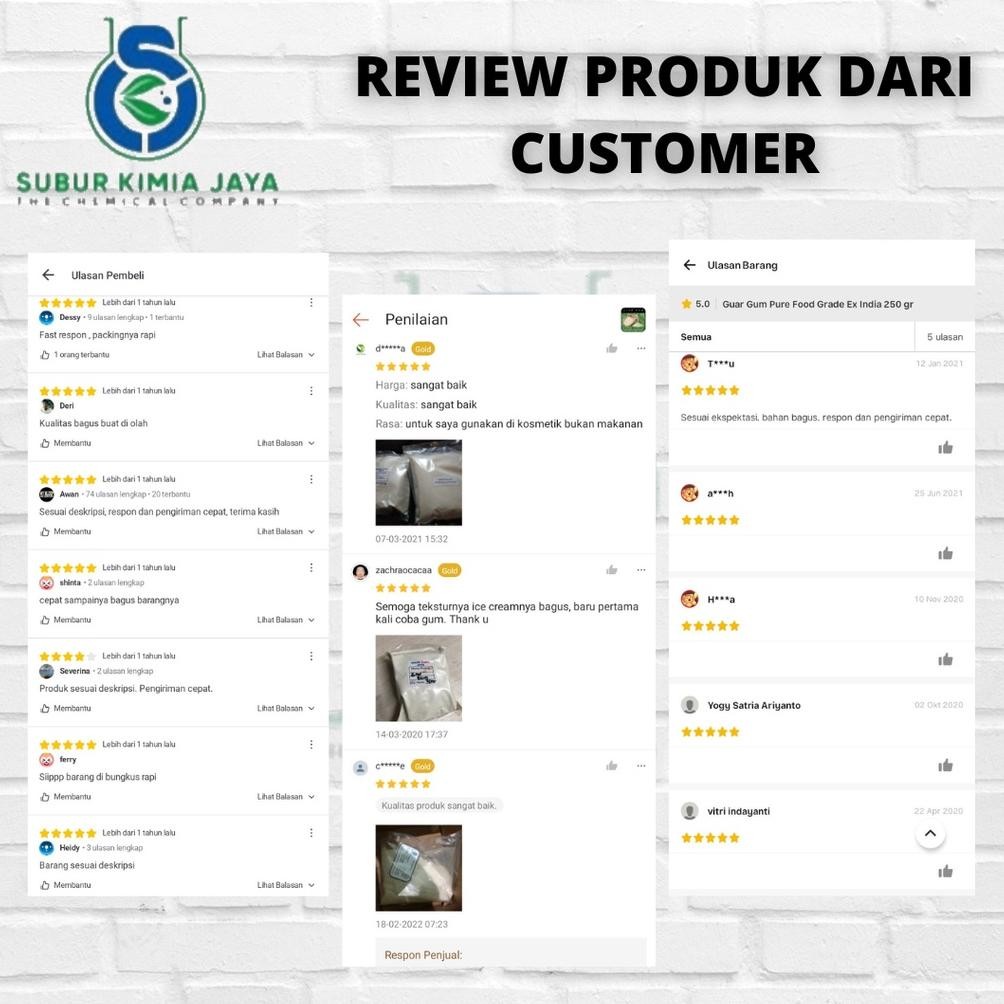 

Guar Gum Pure Food Grade Ex India 1KG SV