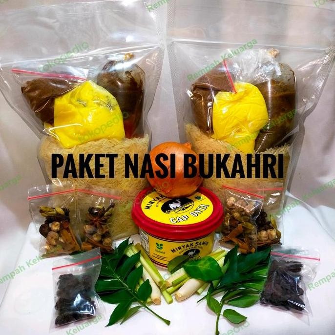 

beras basmati 1 kg lengkap dengan bumbu bukhari/nasi bukhari instant