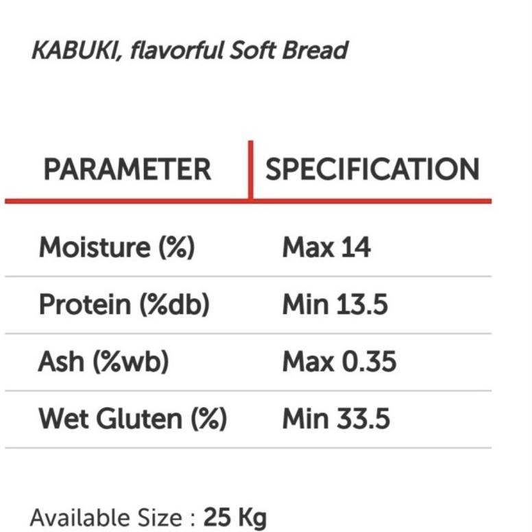 

1 KG Gold Kabuki / Tepung Kabuki GOLD 1 KG / Tepung Roti Premium SV13