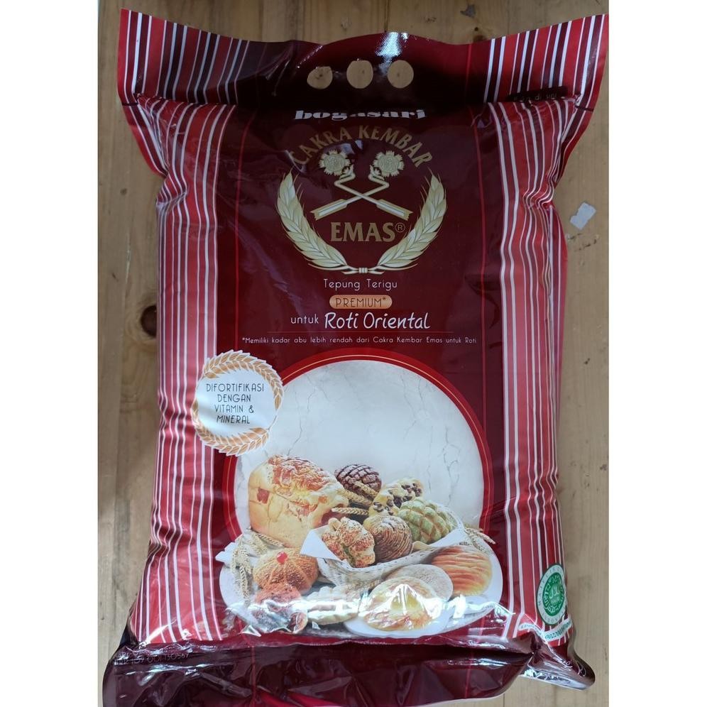 

Bogasari Cakra Kembar Emas untuk Roti Oriental 5Kg SV13