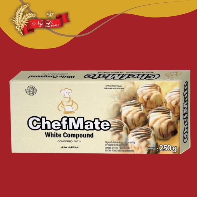 

CHEFMATE White Chocolate Compound / Cokelat Putih 250 gram SV