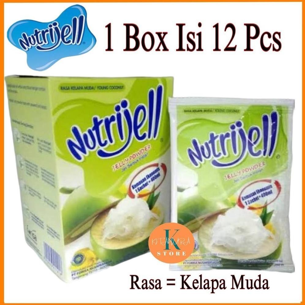

Nutrijell Ekonomis 10gr 1 Box Isi 12 Sachet Varian Banyak Rasa BPOM Halal Original SV
