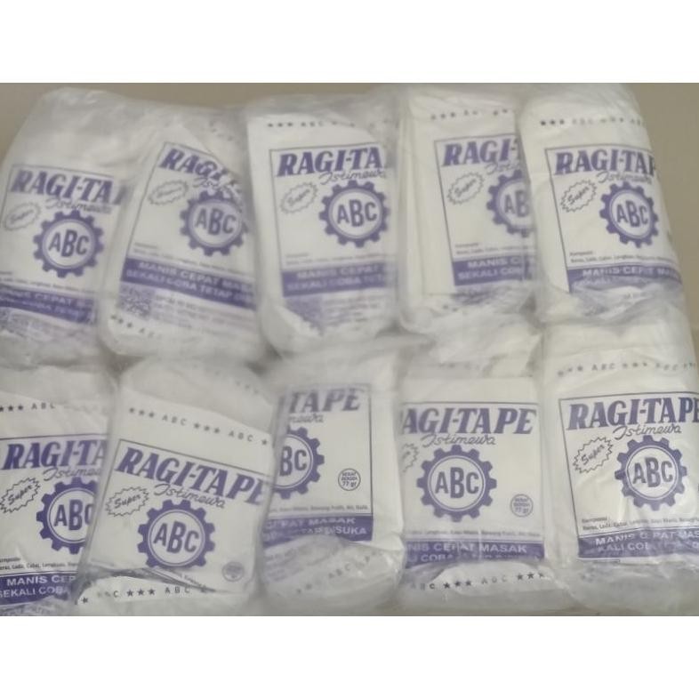 

Ragi tape singkong ABC SUPER isi 10 sachet SV
