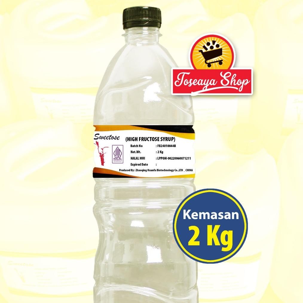 

Gula Putih Cair 2 Kg - Hight Fruktose Syrup - Sweetose Murah - Khusus Instant dan Sameday SV
