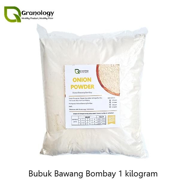 

Bawang Bombay Bubuk Pure Onion Powder 1 kilogram by Granology