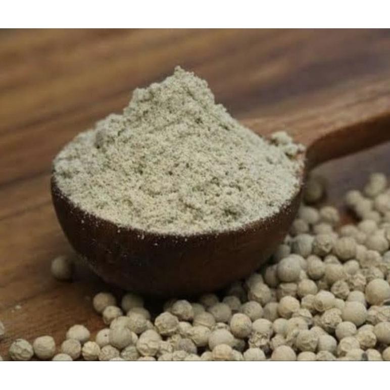 

Lada Putih Bubuk Bangka 1 kg Premium White Pepper Powder 1 gram Merica Bubuk Bangka Murni