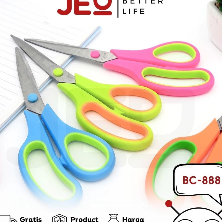 

Gunting Scissors Bossco Bc888 1 Lembar 12 Pcs