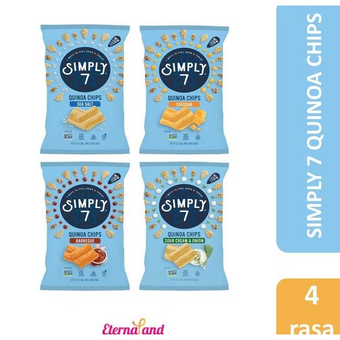 

Simply 7 Quinoa Chips - keripik impor usa KM