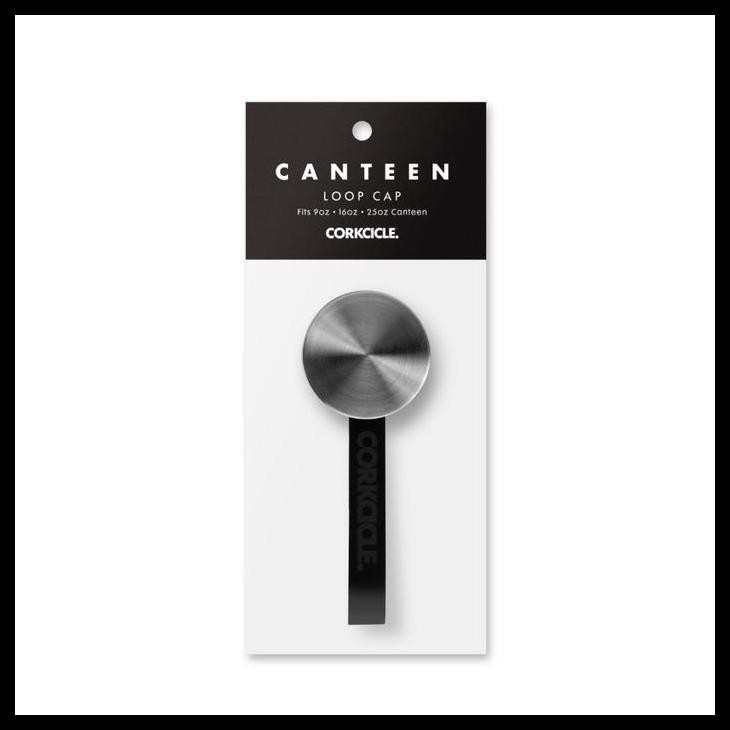 Corkcicle Canteen Loop Cap Black - 9Oz, 16Oz, 25Oz Terlaris