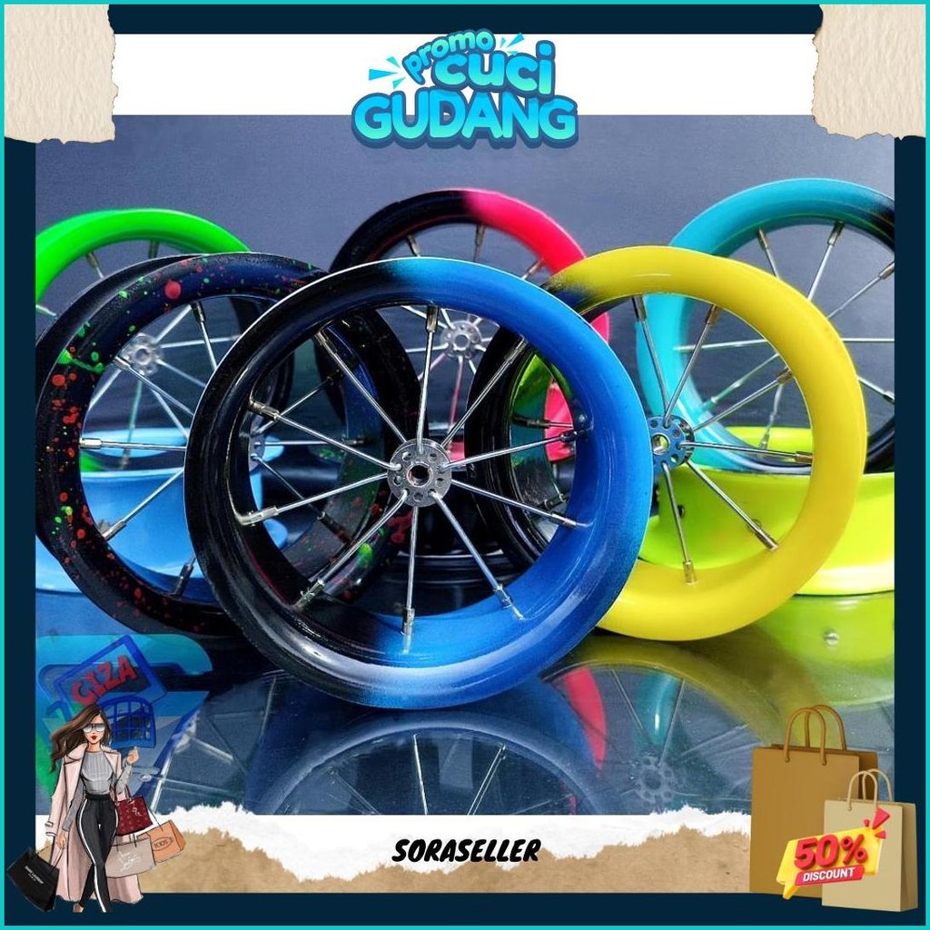 Bladu Kenur Layangan Racing Golongan Benang Model Velg Jari-Jari Cod