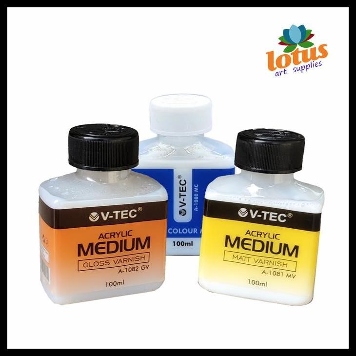 

V-Tec Acrylic Varnish Medium / Gloss / Matte 100Ml Best Seller