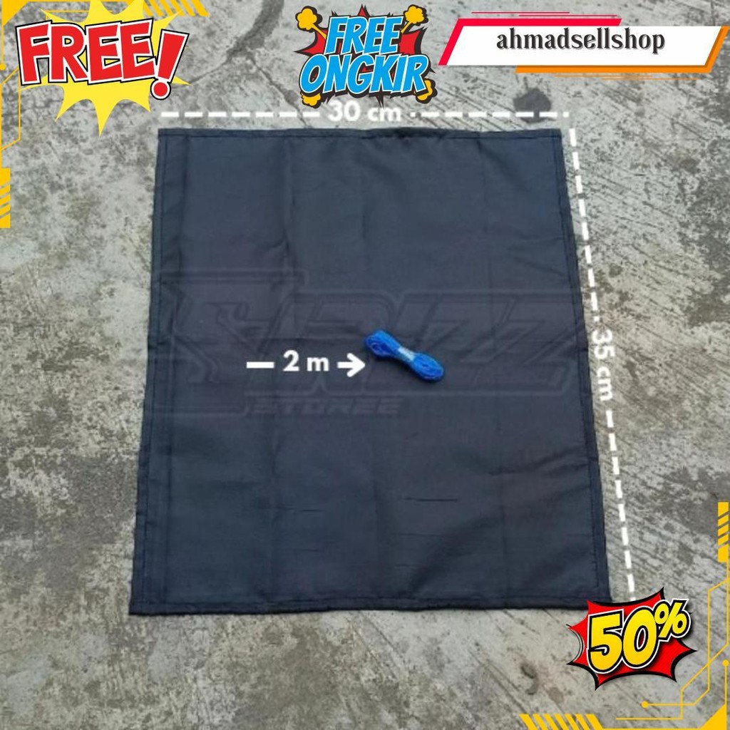 Terpal Kain Waterproof Rc Wpl Pick Up + Tali Tambang Berbagai Pilihan Warna Siap Kirim