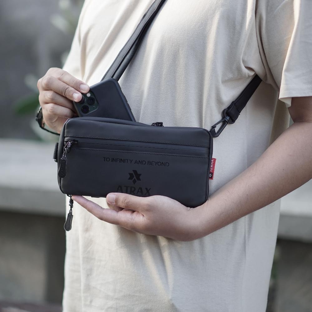Coastal Atrax - Sling Bag Tas Selempang Dompet Hp Bimo Anti Air Pria Wanita Handbag Pouch Pria Warna