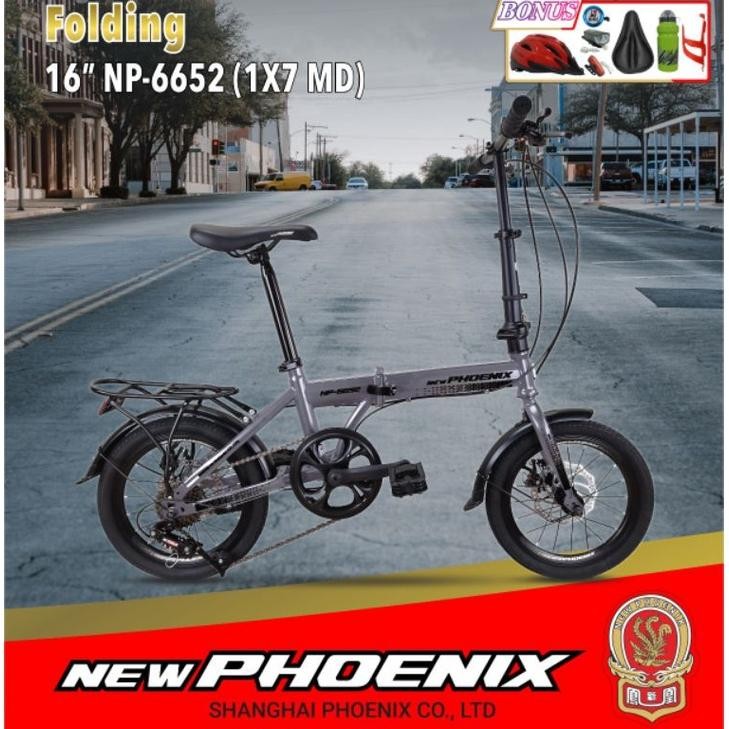 Sepeda Lipat Phoenix / Atlantis / Velion Size 16 20 inch