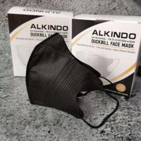 CR - Masker Duckbill King Mask Motif Garis Penutup Hidung isi 25pcs BOX TERLARIS