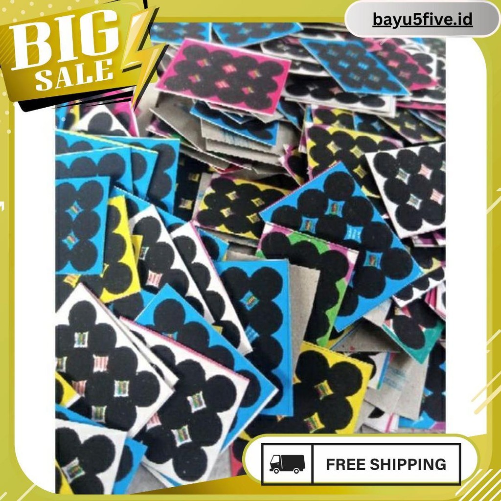 [Jy5Oo] Mainan Gosok Gosokan Bom 12Titik Mainan Gosokan Isi 500 Keping Murah Termurah