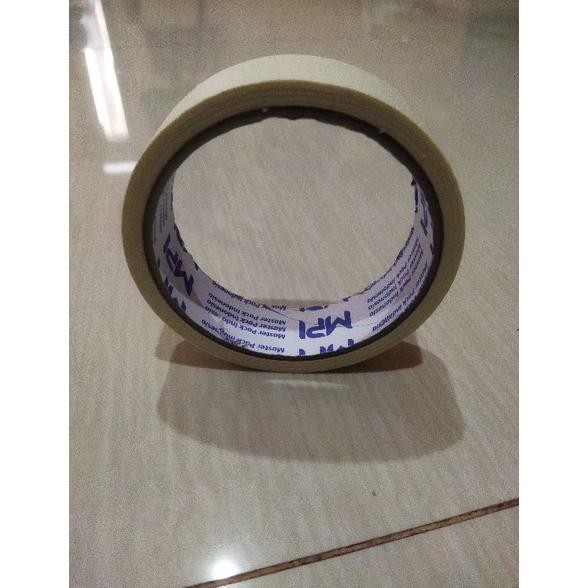 

JH8 Masking Tape 24MM / Lakban Kertas 1 Inch / 1 Slot Isi 10 Roll / MPI Giant Tape Solatape