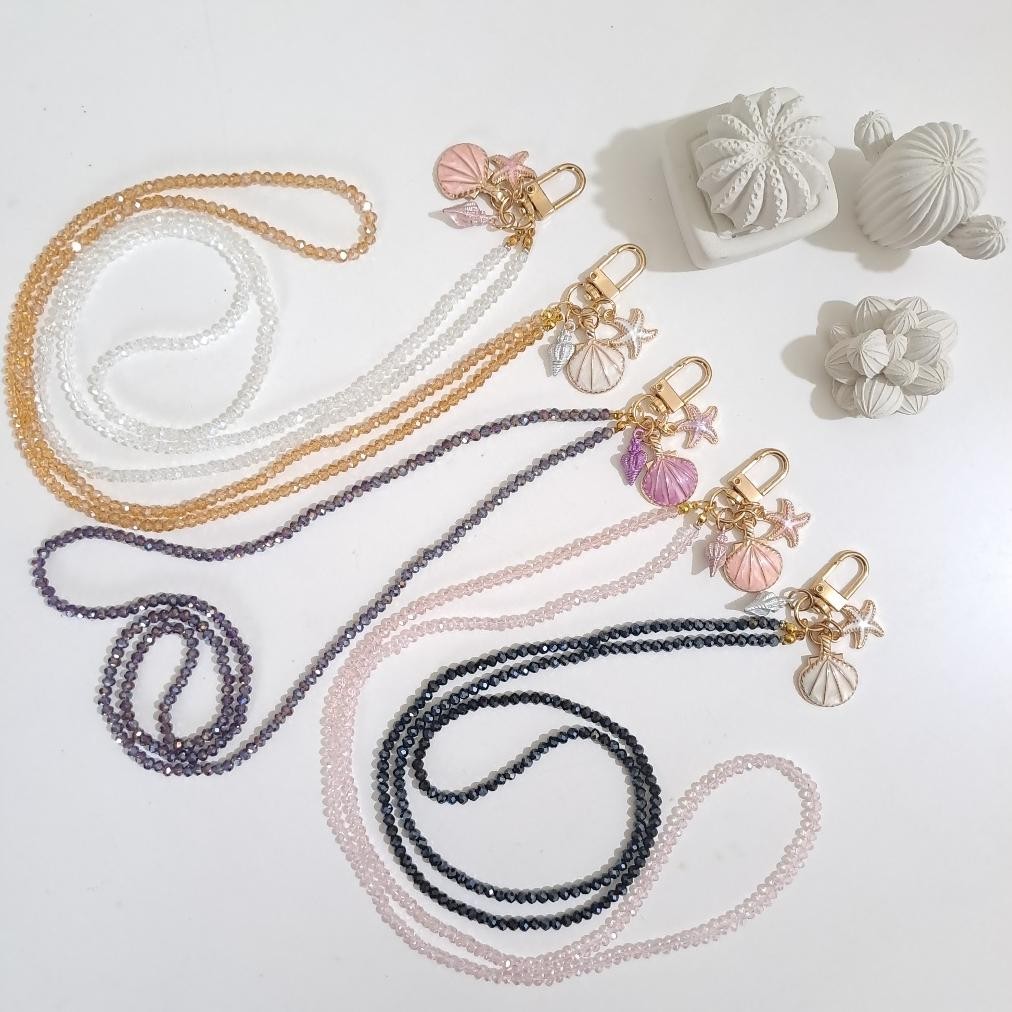 

JH8 Lanyard ID Card Crystal Sea Edition Stainless Steel - Name Tag Card Holder / Gantungan ID Card