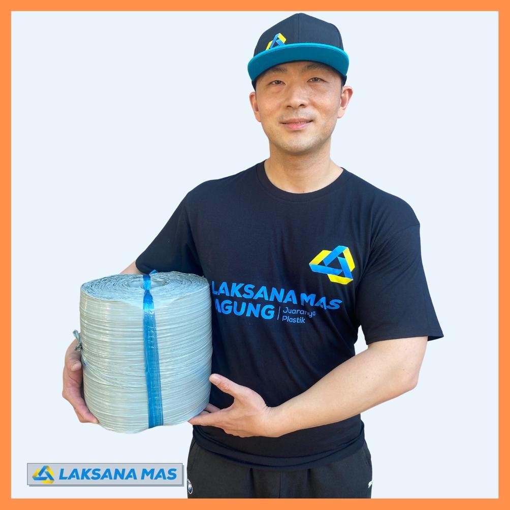 

JH8 Tali Rafia Plastik Rol Besar Laksanamas Warna Silver Ukuran 5Kg an di Jakarta/Depok/Bogor/Tangerang/Bekasi