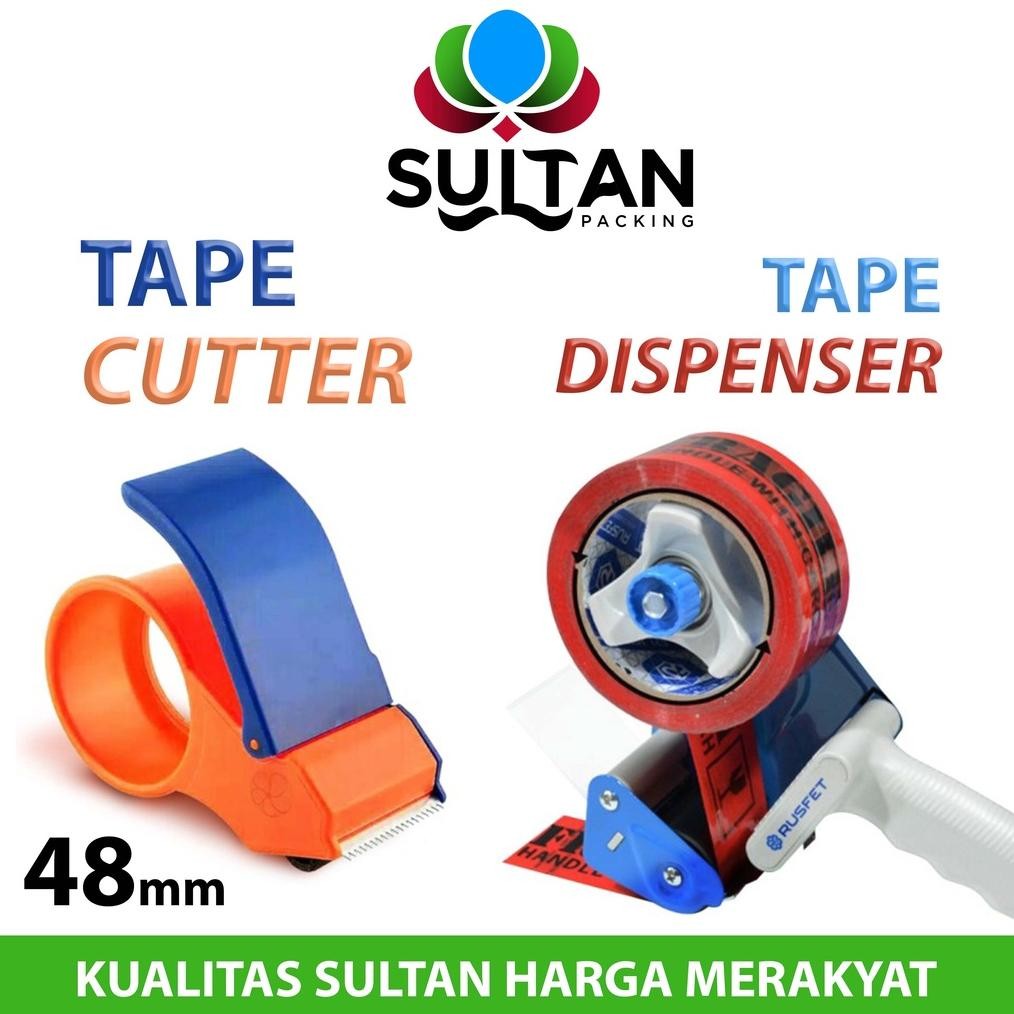 

JH8 Tape Dispenser cutter Rusfet Alat Pemotong Lakban isolasi
