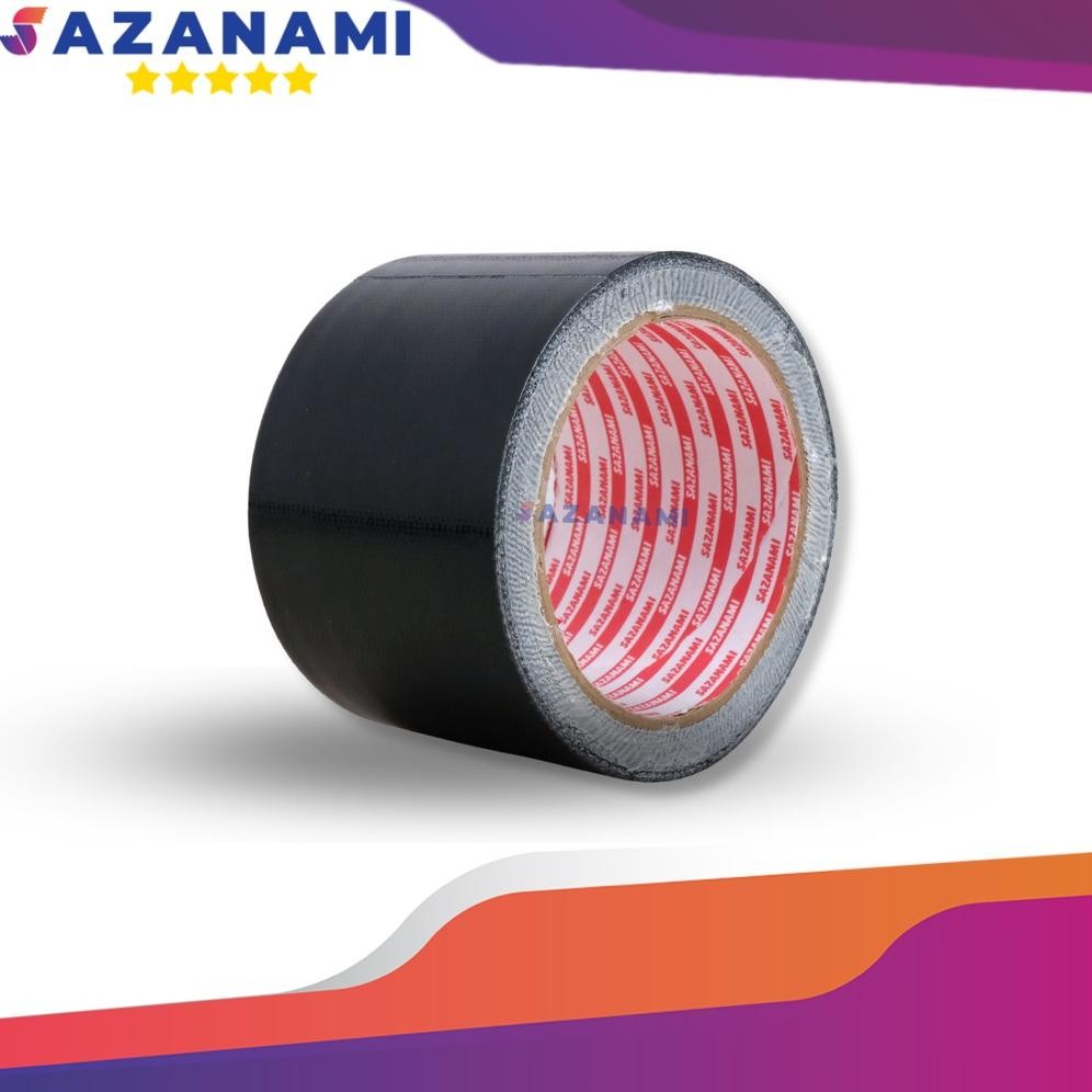 

JH8 SAZANAMI CLOTH TAPE 3" X 12M LAKBAN KAIN HITAM 7.2 CM