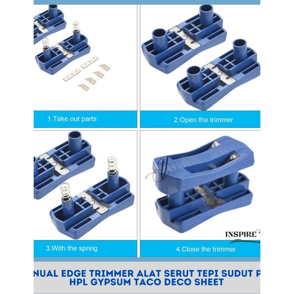 

JH8 CUTTER ALAT SERUT PVC HPL GYPSUM TACO DECO SHEET MANUAL EDGE TRIMMER