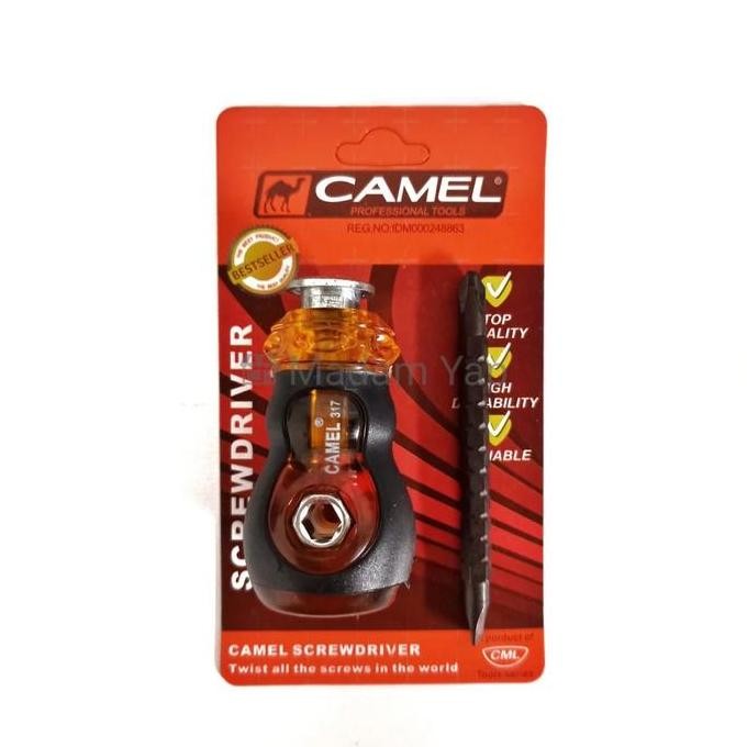 yang dicari] Obeng Cebol Magnet Obeng Mini Pendek Camel