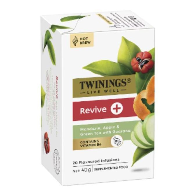 

Twinings Live Well Tea Digest / Sleep Well / Sleep + / Focus / Inner Cleanse Flavoured Infusions Teh L82