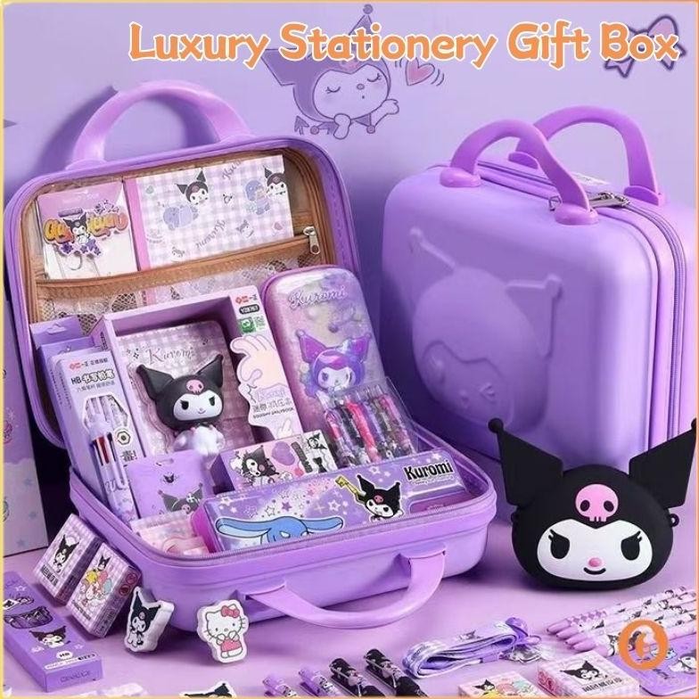 

JH8 [Penjual Lokal] Sanrio Stationery Set | Lengkap Kotak Pensil Alat Tulis Set | Diary Book Set | Kotak Hadiah Anak