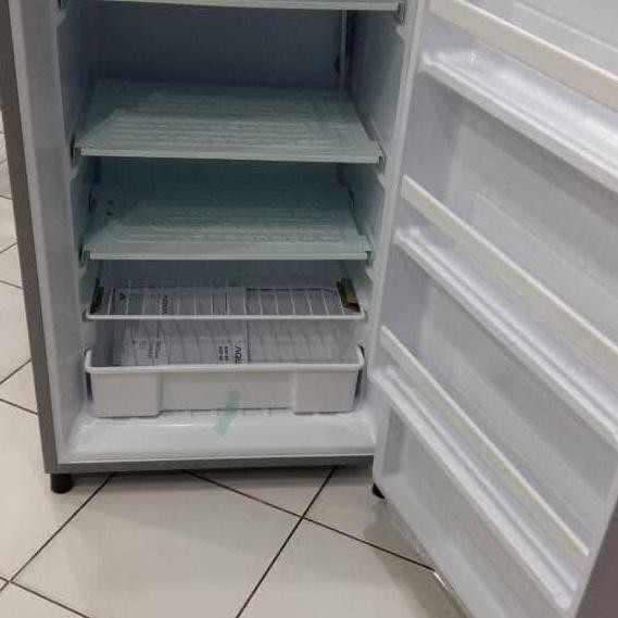 Freezer AQUA JAPAN AQF- S4(S) 4-5 RAk lemari es pembeku es batu kulkas SS
