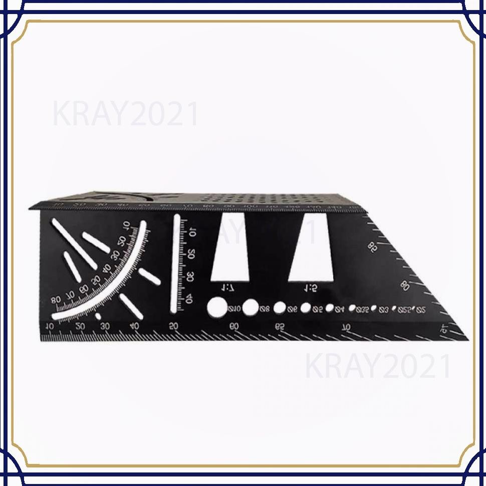 

JH8 Penggaris Angle Ruler Mark 3D Measuring Tool Aluminium - M142