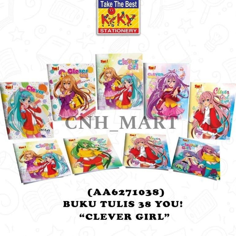 

JH8 10 Pcs Buku Tulis Murah 38 Lembar YOU - Buku Tulis 38 Lembar You