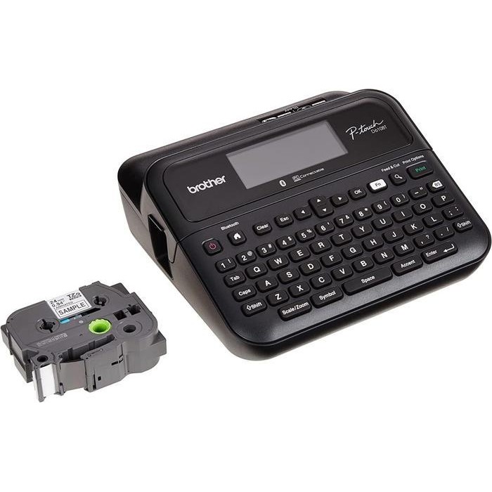 

Brother Printer Label Pt-D610Bt Label Maker Pc Connectable Original Dan Terpercaya