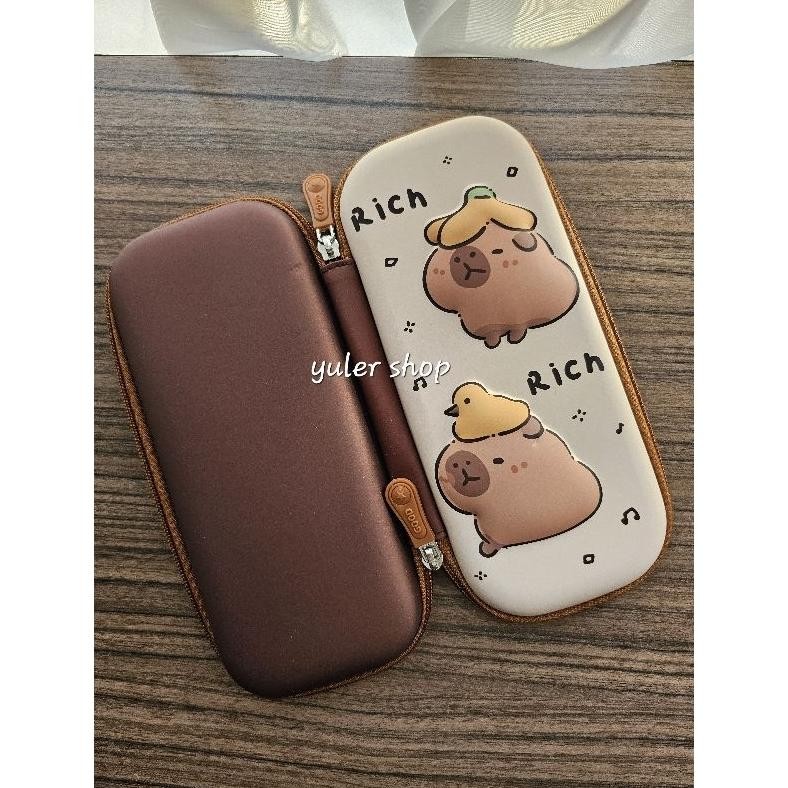 

JH8 Kotak Pensil 3D Eva Capybara Tempat Pensil Alat Tulis Stationary Anak PAUD-TK SD
