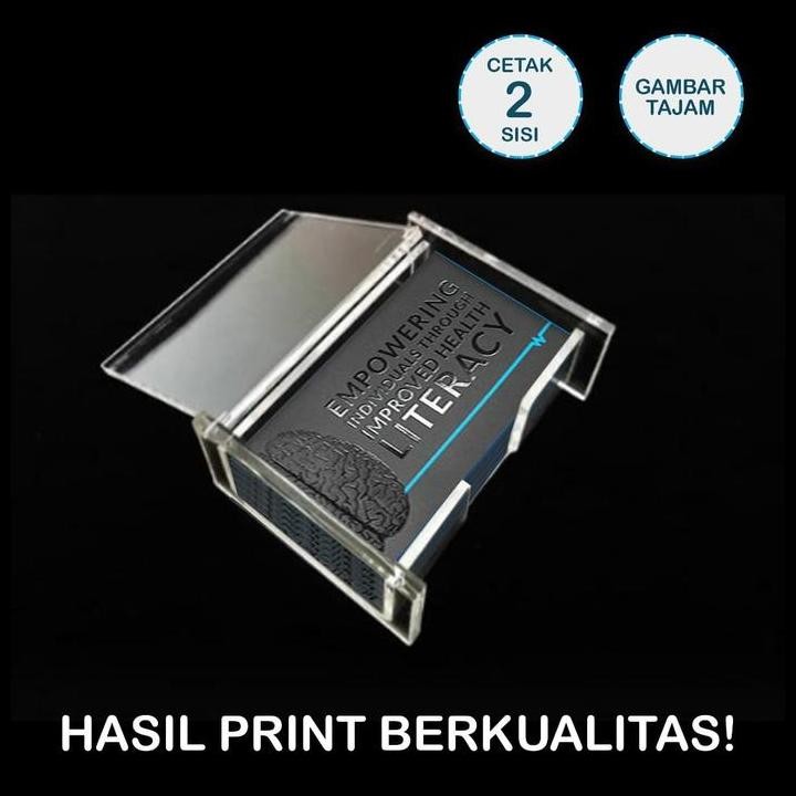 

Terlaris Harga Promo Kartu Nama Executive/Premium/Spot Uv 100Pcs Good Quality