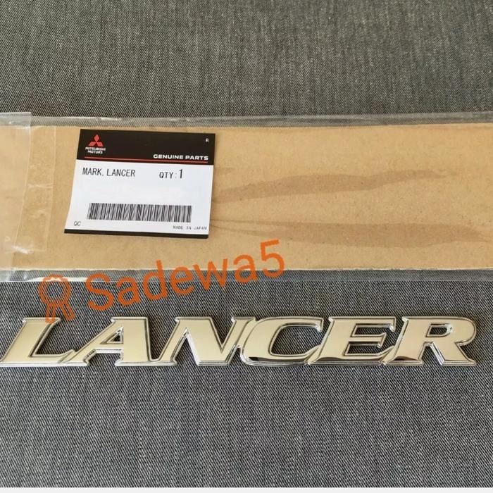 Emblem Logo Bagasi Lancer Evo 4 Ck4 Mark Lancer Mr245075 Asli