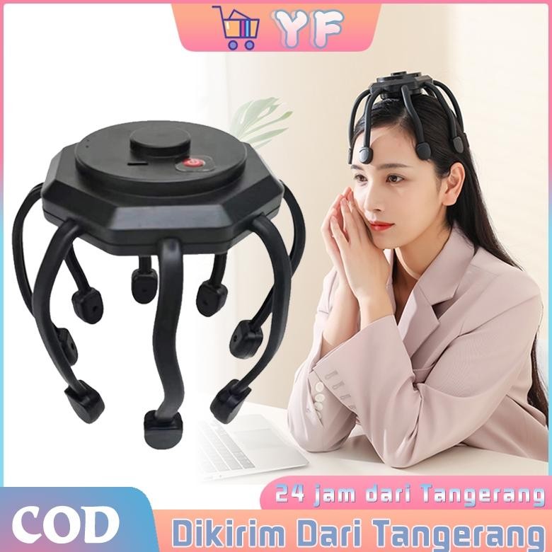 Alat Pijat Kepala Refleksi Otomatis Elektrik Head Massager Alat Terapi Pijat Kepala