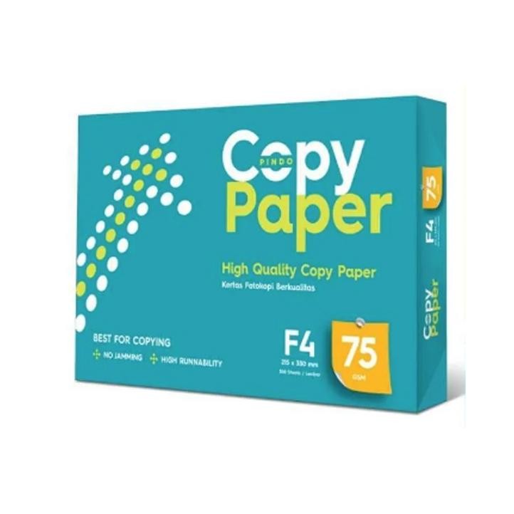 

JH8 Kertas HVS A4 & F4 75 Gram copy paper - 1 RIM 500 Lembar
