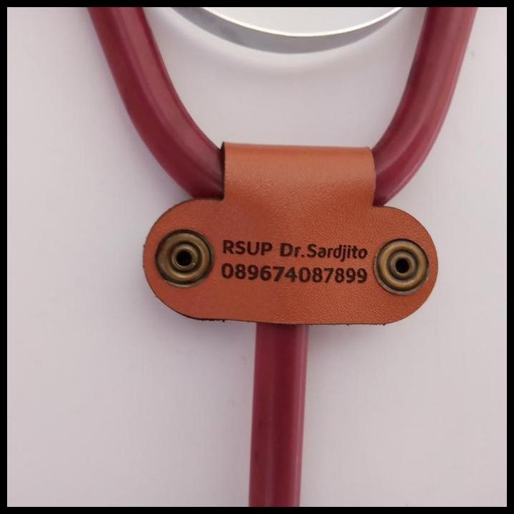 

Terlaris Stetoskop Name Tag Stetotag Kulit Sapi Bisa Custom Nama Good Quality