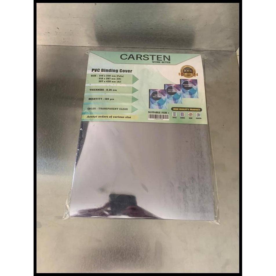 

Terlaris Cover Plastik Mika Jilid Bening A4 Tebal 0.20Mm Good Quality