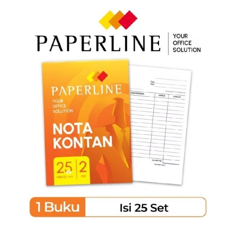 

JH8 BUKU NOTA KONTAN 2PLY / 2 PLY KECIL PAPERLINE (10BUKU)