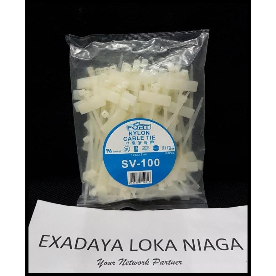 

Terlaris Kabel Ties Bendera / Label 10Cm Fort Nylon Cable Tie 100Pcs Good Quality