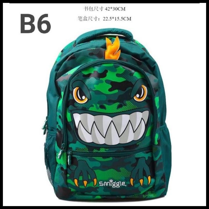 Terlaris Tas Anak Smiggle Backpack Sekolah SD Smigle Laki-laki Perempuan Best Seller